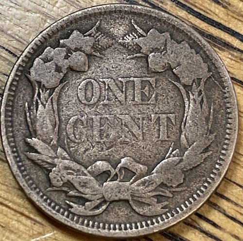 1958 large letters flying eagle cent in VERY GOOD condition