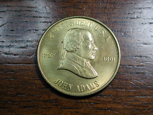 President John Adams 1797-1801 token NICE