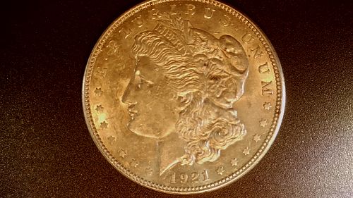 1921 P Morgan Dollars