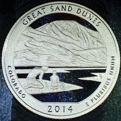 2014 S Great Sand Dunes America The Beautiful Quarters: Silver Proof