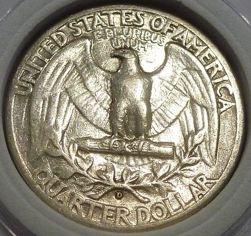 1936-D VERY FINE Washington Quarter F ( AA-04 )