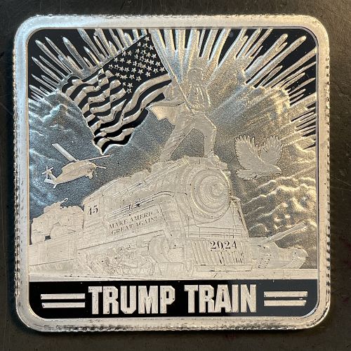 Trump Train - Unique Square Bar with Reeded Edge
