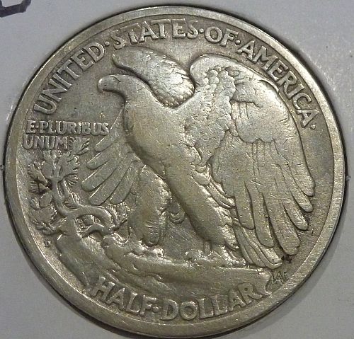 1919-D Walking Liberty Half Dollar in Fine Grade ( 135-20 )