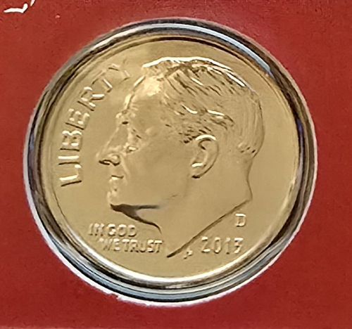 2013-D Roosevelt Dime - BU in Original Mint Cello (L19)
