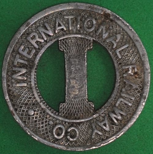 International Railway Co. (Niagara Falls, NY) 7 1/2¢ Fare Token NY 640B