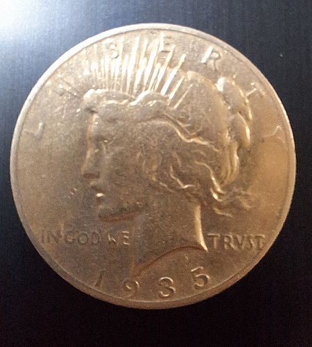 1935-S Silver Peace Dollar