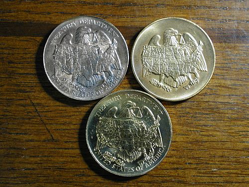 San Francisco, Philadelphia, New Orleans Mints token set