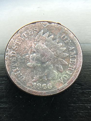 1866-P Indian Head Cent