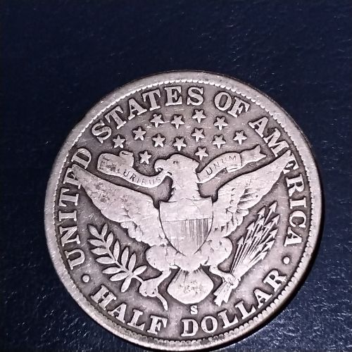 1907 S Barber Half Dollar, VG++, Nice, Problem Free Coin!