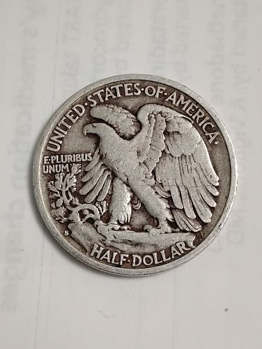 1942-S Liberty Walking Half Dollar