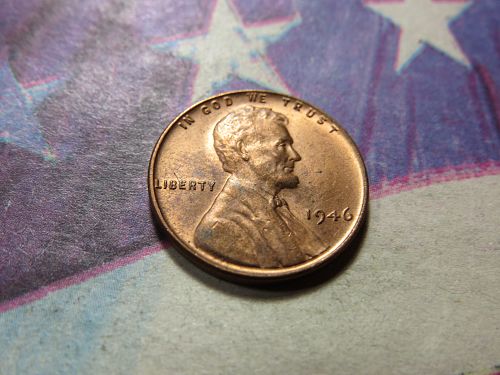 1946-P LINCOLN WHEAT CENT - SHELL CASE COPPER - LOT J060
