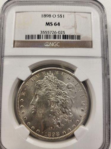 1898 O Morgan Dollar MS-64