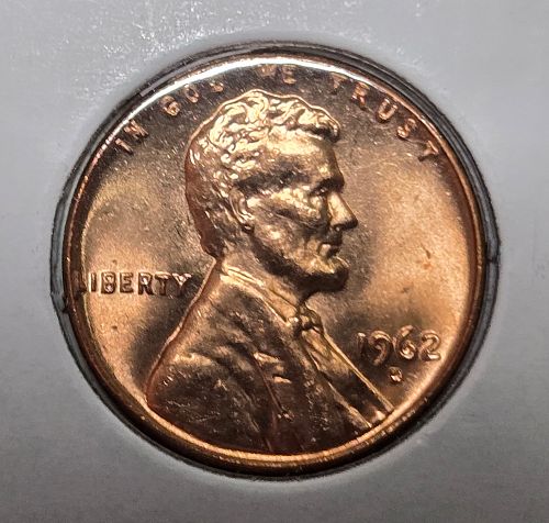 1962-D Lincoln Cent MS-64 (Near Gem) RED