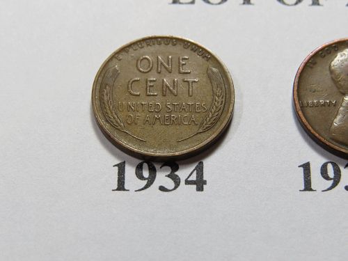 1934-P 1934-D LINCOLN WHEAT CENTS ( LOT OF 2 Coins ) LOT J024
