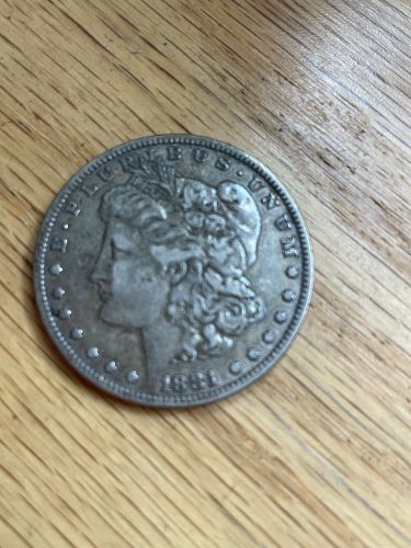 1881 Morgan Silver Dollar Series P