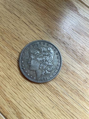 1881 Morgan Silver Dollar Series P