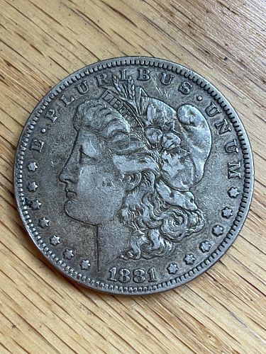 1881 Morgan Silver Dollar Series P