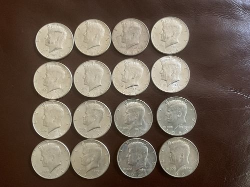 1964 P Kennedy Half Dollars Quantity 16