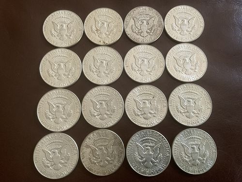 1964 P Kennedy Half Dollars Quantity 16