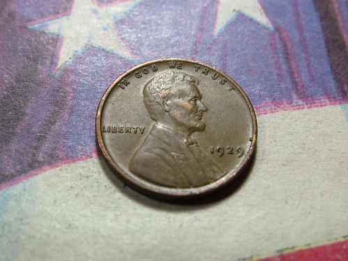 1929-P LINCOLN WHEAT CENT - GREAT DEPRESSION ERA - LOT J001