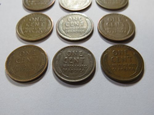 1927-PDS 1928-PDS 1929-PDS LINCOLN WHEAT CENTS (LOT OF 9 CENTS) LOT J005