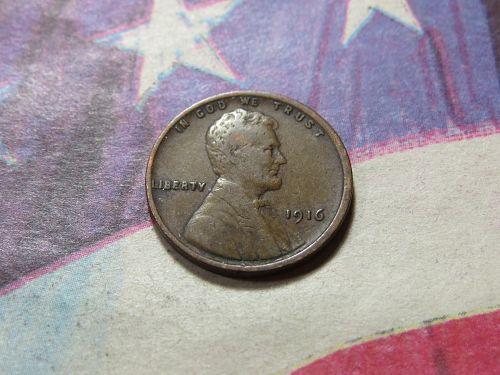 1916-P LINCOLN WHEAT CENT - WORLD WAR 1 ERA - LOT H944
