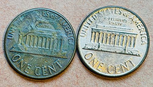 Novelty collector coins bearing stamp/engraving - - 1974-D and 1976-D