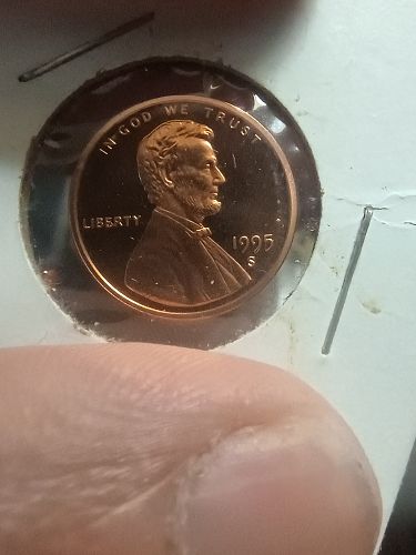 1995 S  cent (proof)