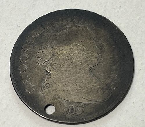 220 year old US silver quarter