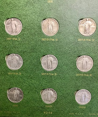 1919-S Standing Liberty Quarter F+ Detail Light Cleaning Very Tough Date