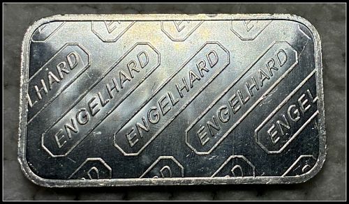 Engelhard Vintage 1 Troy oz ,999 Silver Bar