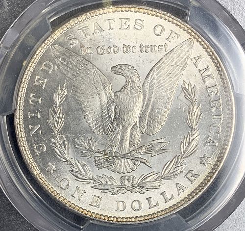 1887 Morgan Silver Dollar, MS63 PCGS (9784)