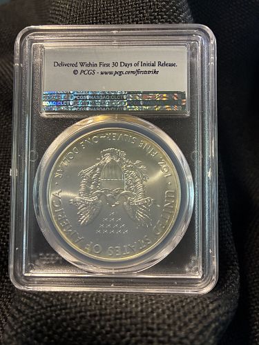 2016 American Silver Eagle First Strike 30th Anniversary – MS70