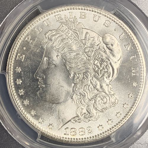 1882-S Morgan Silver Dollar, MS66 PCGS (9841)