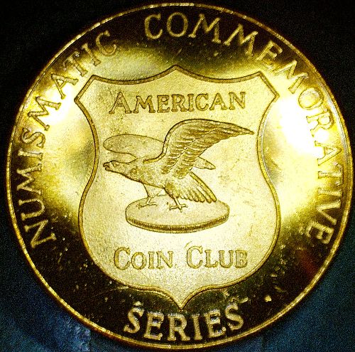 American Coin Club Honoring World Olympics 1972 Medal 39mm