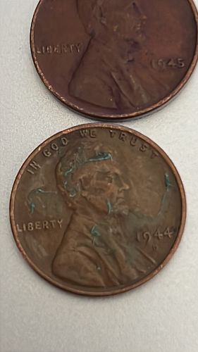 1944 1945 Set Wheat Penny Lot