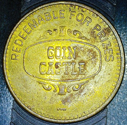 Coin Castle Arcade Seaside Heights, NJ Prize Token 25mm