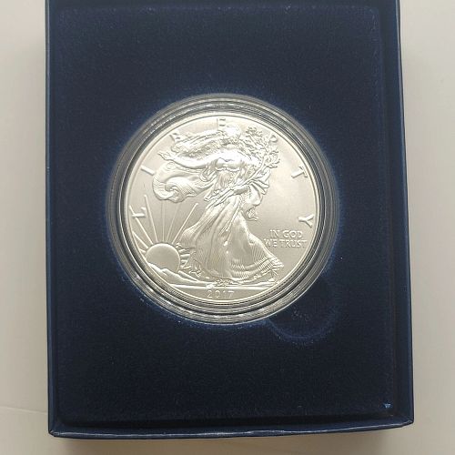 2017-W Burnished Uncirculated Silver Dollar