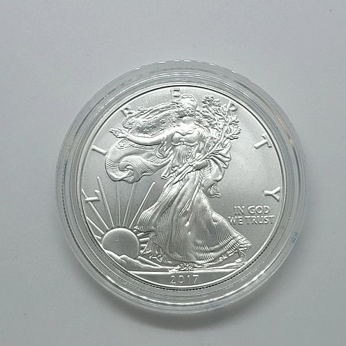 2017-W Burnished Uncirculated Silver Dollar