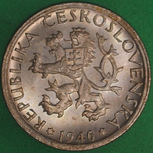 1946 Czechoslovakia Koruna BU