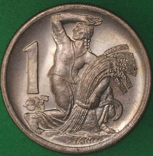 1946 Czechoslovakia Koruna BU