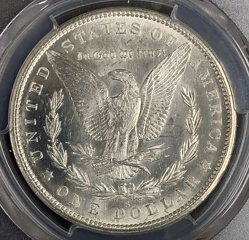 1880-S Morgan Silver Dollar, MS64PL PCGS (9933)