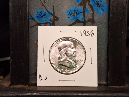1958 Franklin Half dollar