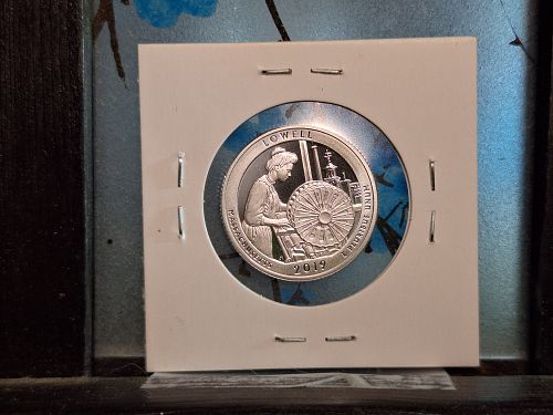 2019 S Silver Proof America the beautiful Quarters, 5 coin set