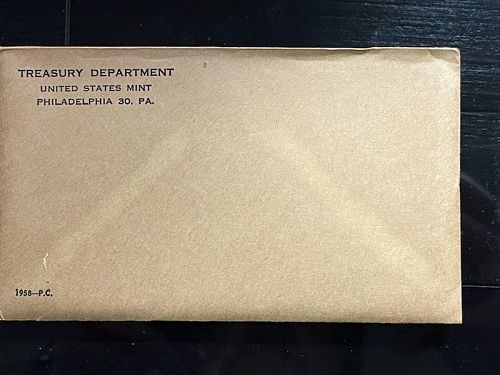 1958-P US Mint Proof Set - 5 Coins - Own a Piece of Untouched History!
