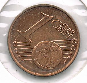 1 Euro Cent, Germany, 2002 A