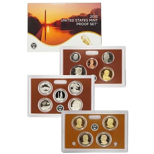 2013  S      PROOF  SET  -  14 COINS