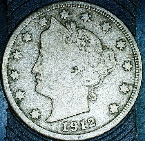 1912 D Liberty Nickel VG/F