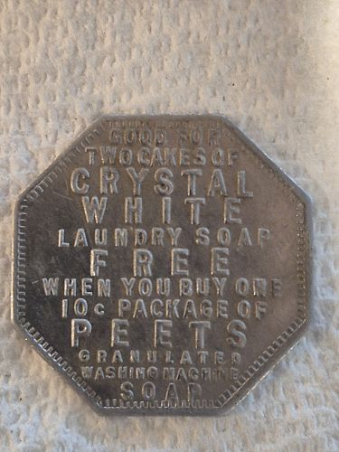 1920's-30's The Palmolive Peet Co. Aluminum Token