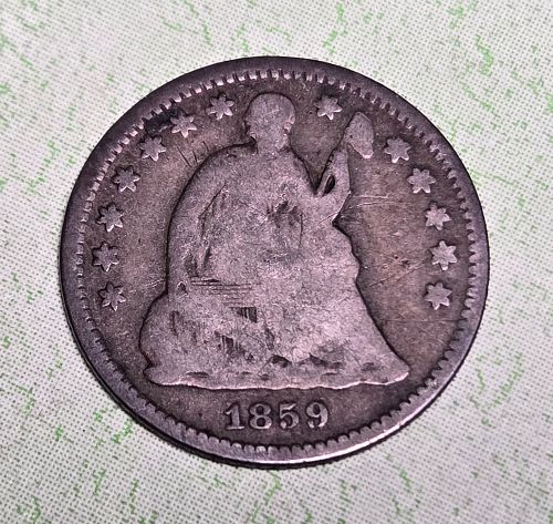 1859-O Seated Liberty Half Dime Good-6